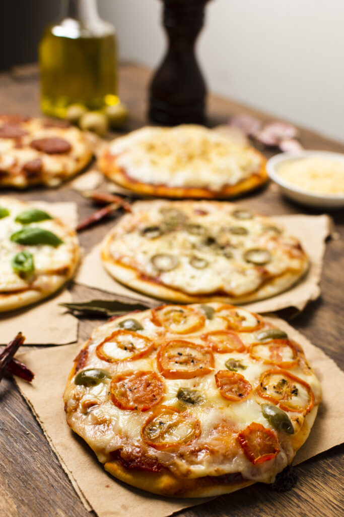 Minipizzas con quinoa