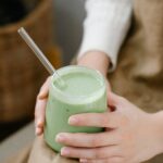 Batido verde de quinoa y piña