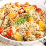 Ensalada de tomate y quinoa